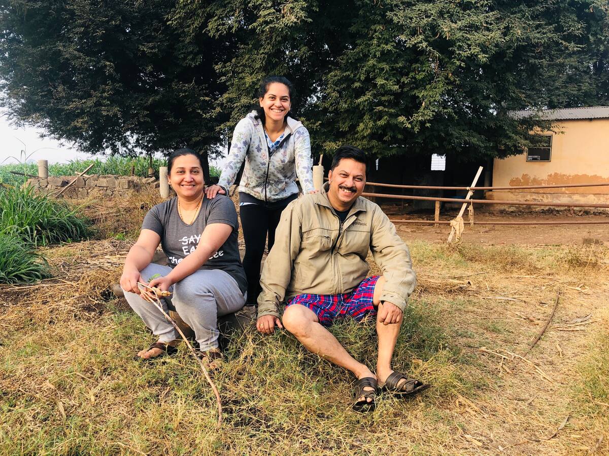 People connecting with nature